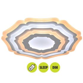   Vivalux Nora távirányítós mennyezetlámpa, 77W LED, 4000K, 5785 lm