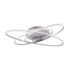   Leuchten Direkt MALIK 11535-55 távirányítós mennyezeti lámpa, 1x56,1W LED, 2700K-5000K, 7000 lm