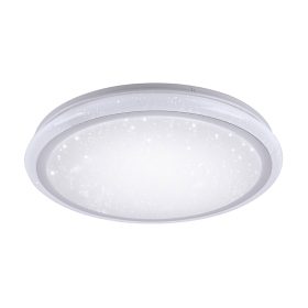   Leuchten Direkt LUISA 15220-16 távirányítós mennyezeti lámpa, 1x25,5W LED, 3000K-6400K+RGB, 2610 lm