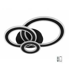   Lucero Chase 5002-B távirányítós, smart mennyezeti lámpa, 115W LED, 3000K-6500K, 12080 lm