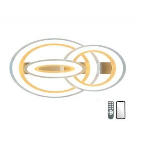   Lucero Skye 5004 távirányítós, smart mennyezeti lámpa, 186W LED, 3000K-6500K, 13020 lm