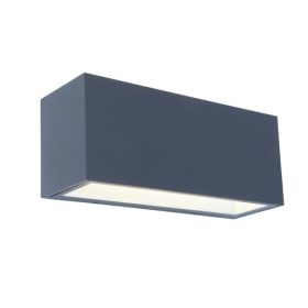 Lutec Gemini 1891L-gr kültéri falilámpa, 42W LED
