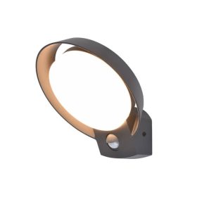   Lutec Polo kültéri falilámpa mozgásérzékelővel, 16,1W LED, 3000K, 1100 lm, IP54