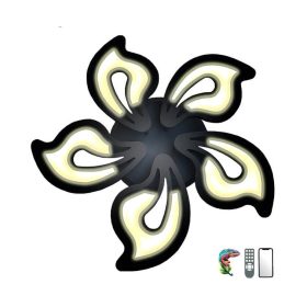   Lucero Sebastian 6054-5-B távirányítós, smart mennyezeti lámpa, 173W LED, 3000K-6500K+RGB, 12110 lm