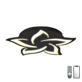   Lucero Esteban 6059-5-B távirányítós, smart mennyezeti lámpa, 80W LED, 3000K-6500K, 5600 lm