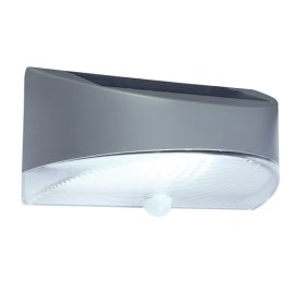   Lutec Bread P9015-si szolár kültéri falilámpa mozgásérzékelővel, 1,2W LED
