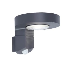   Lutec Diso P9067-PIR-gr mozgásérzékelős szolár falilámpa, 2W LED