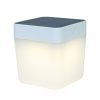 Lutec Table Cube P9080-3K-wh szolár asztali lámpa, 1W LED