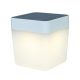 Lutec Table Cube P9080-3K-si szolár asztali lámpa, 1W LED