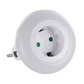   Leuchten Direkt PLUG-IN 81213-70 éjjeli fény dugaljjal, 1x0,54W RGB LED, 25 lm