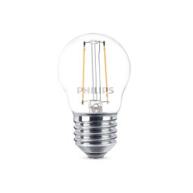   Philips P45 E27 LED kisgömb fényforrás, 2W=25W, 2700K, 250 lm, 220-240V