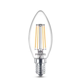 Philips B35 E14 LED gyertya fényforrás, 4.3W=40W, 2700K, 470 lm, 220-240V