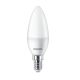 Philips B35 E14 LED gyertya fényforrás, 2.8W=25W, 2700K, 250 lm, 220-240V