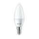 Philips B35 E14 LED gyertya fényforrás, 5W=40W, 2700K, 470 lm, 220-240V