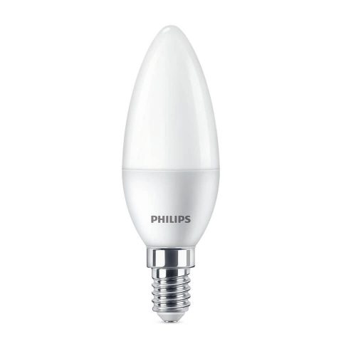 Philips B35 E14 LED gyertya fényforrás, 5W=40W, 4000K, 470 lm, 220-240V