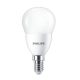 Philips P48 E14 LED kisgömb fényforrás, 7W=60W, 4000K, 806 lm, 220-240V