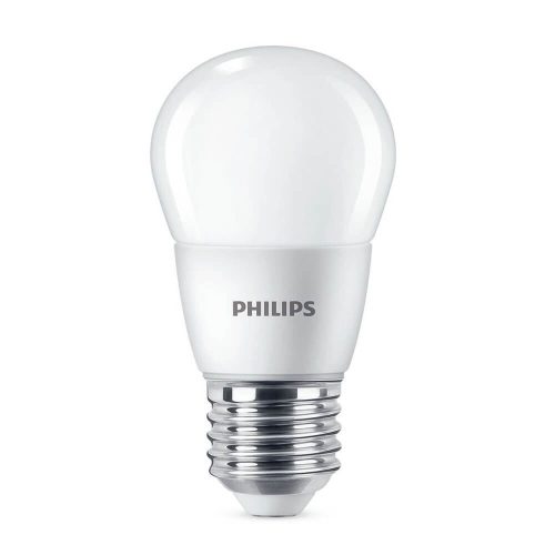 Philips P48 E27 LED kisgömb fényforrás, 7W=60W, 4000K, 806 lm, 220-240V