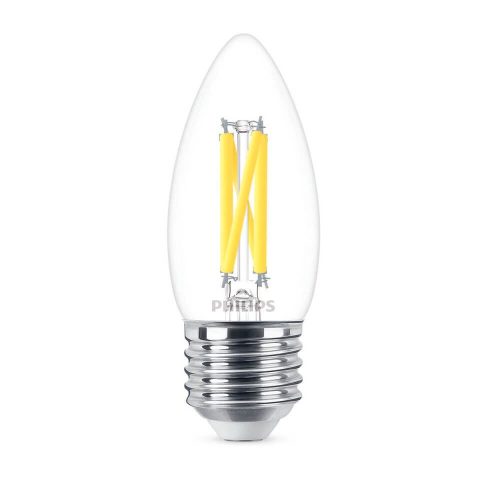 Philips B35 E14 LED gyertya fényforrás, dimmelhető, 3.4W=40W, 2200-2700K, 470 lm, 220-240V