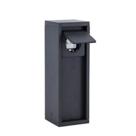   Lutec Mains kültéri energiaoszlop dugaljjal, 16A, max.3500W, IP54