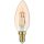 Avide LED Soft Filament Candle gyertya fényforrás, 3W E14 360° 2700K, 180 lm