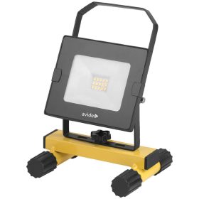   Avide ABSSTFLNW-10W hordozható, állványos LED reflektor 10W, 4000K, 800 lm, IP65, 1,5m