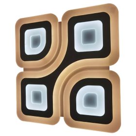   Avide Dakar távirányítós mennyezetlámpa, 47,5W+47,5W LED, 7500 lm