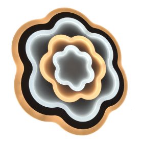   Avide Rosa távirányítós mennyezetlámpa, 45W+45W LED, 7684 lm