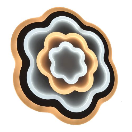 Avide Rosa távirányítós mennyezetlámpa, 45W+45W LED, 7684 lm