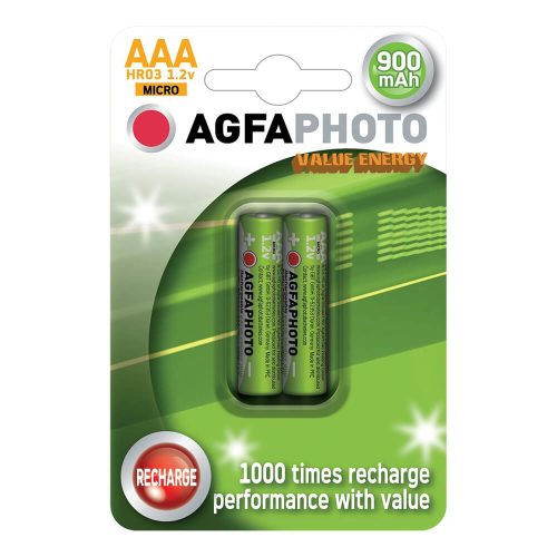 AgfaPhoto Akkumulátor mikro 900mAh B2, 2 db