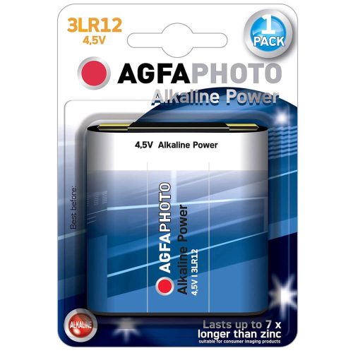 AgfaPhoto Alkáli lapos elem 4.5V B1, 1 db