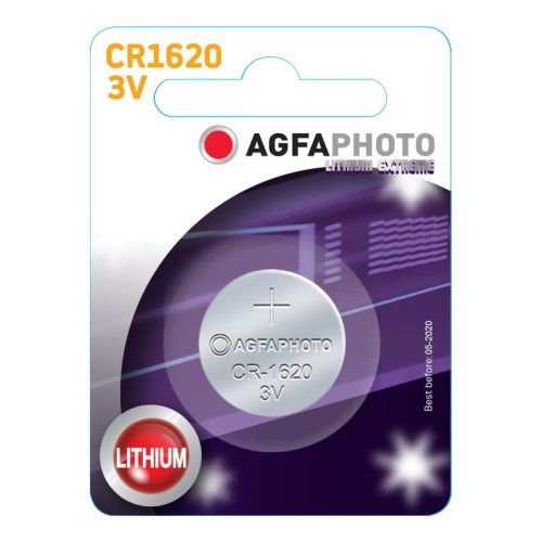 AgfaPhoto Lithium gombelem CR1620 B1, 1 db