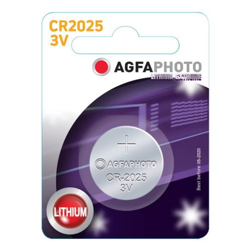 AgfaPhoto Lithium gombelem CR2025 B1, 1 db