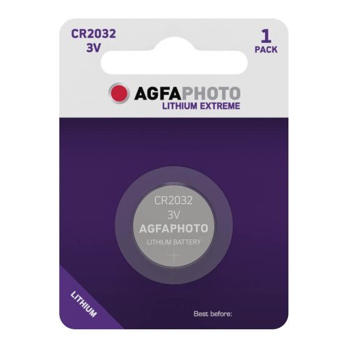 AgfaPhoto Lithium gombelem CR2032 B1, 1 db