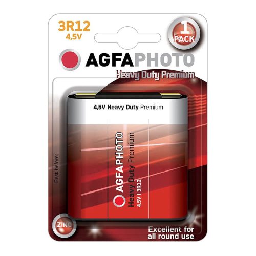 AgfaPhoto Heavy Duty féltartós lapos elem 4.5V B1, 1 db