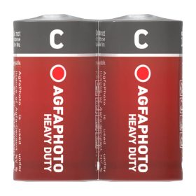 AgfaPhoto Heavy Duty féltartós baby elem C SHRINK S2, 2 db