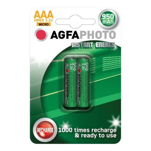 AgfaPhoto Akkumulátor R2U mikro 950mAh B2, 2 db