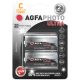 AgfaPhoto Ultra alkáli baby elem C B2, 2 db