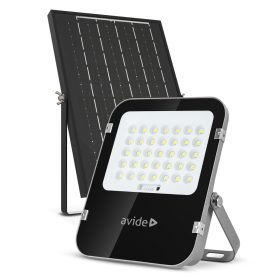 Avide szolár reflektor, 100W LED, 6400K, 1400lm, IP65