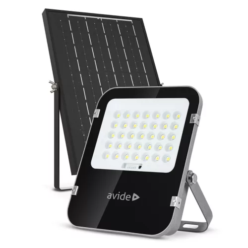 Avide szolár reflektor, 100W LED, 6400K, 1400lm, IP65