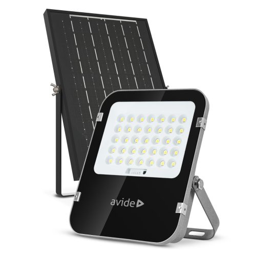 Avide szolár reflektor, 100W LED, 4000K, 1400lm, IP65