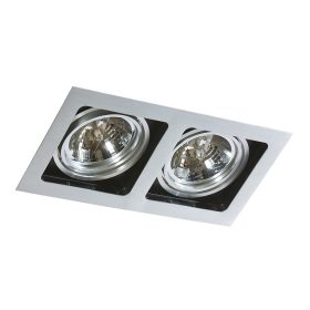 AZzardo Sisto 2 ALU beépíthető lámpa, 1X50W G53