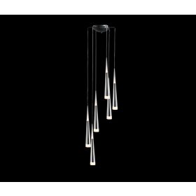 AZzardo Brina 6 CH függeszték, 6X7W LED, 4620 lm