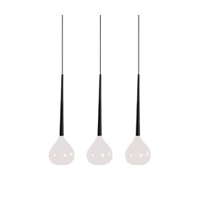AZzardo Aga 3 WH/BK függeszték, 3x28W E14