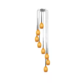 Azzardo Izza 8 A függeszték, 8x28W E14