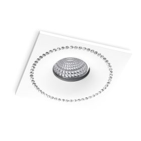 Azzardo Simon Square WH beépíthető lámpa, 1x50W GU10