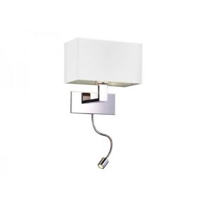   Azzardo Martens LED WH falilámpa, 1x60W, LED 1x1W LED, 84 lm