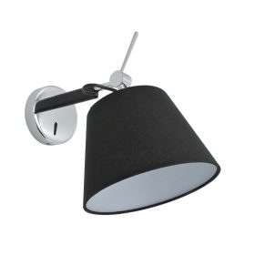 Azzardo Zyta Wall XS BK falilámpa, 1x60W E27