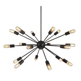 AZzardo Orbit BK függeszték, 18x42W E27