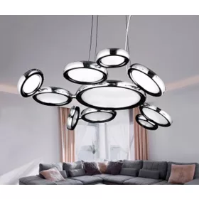   Azzardo Satellite LED függeszték, 5x10,8W, 5x6W, 1x26W LED, 6600 lm