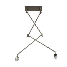   Azzardo Adam 2S mennyezeti lámpakar ernyő nélkül, 2x42W E27